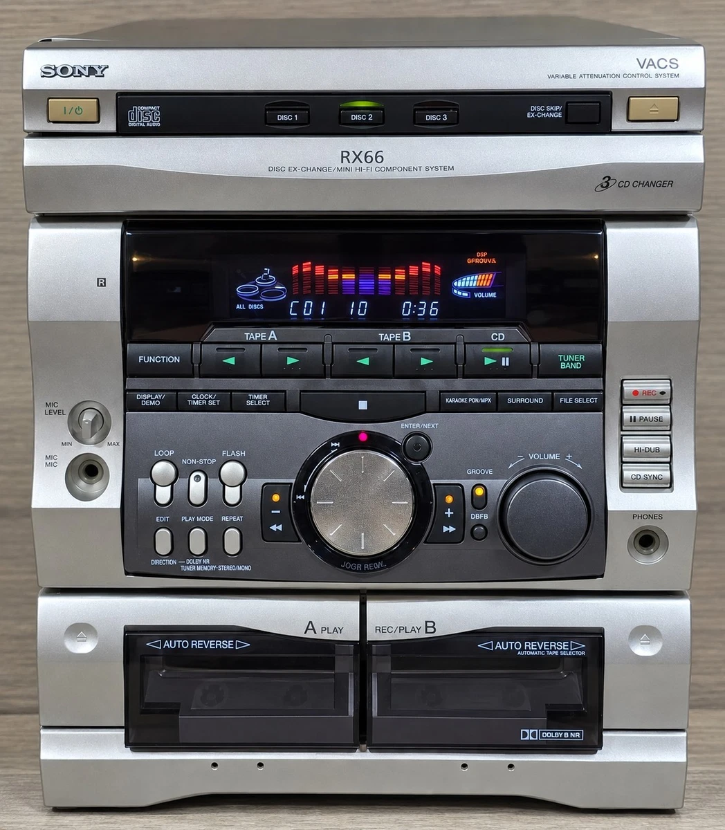 25+ Home Audio CD Changers Stereos with Cassette Tape for sale
