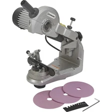 Strongway 110V Electric Chainsaw Sharpener, 1/4in. to 3/4in. Pitch, 3400 RPM