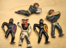 Vintage BARCLAY Manoil Lead Podfoot Figures, Lot of 5