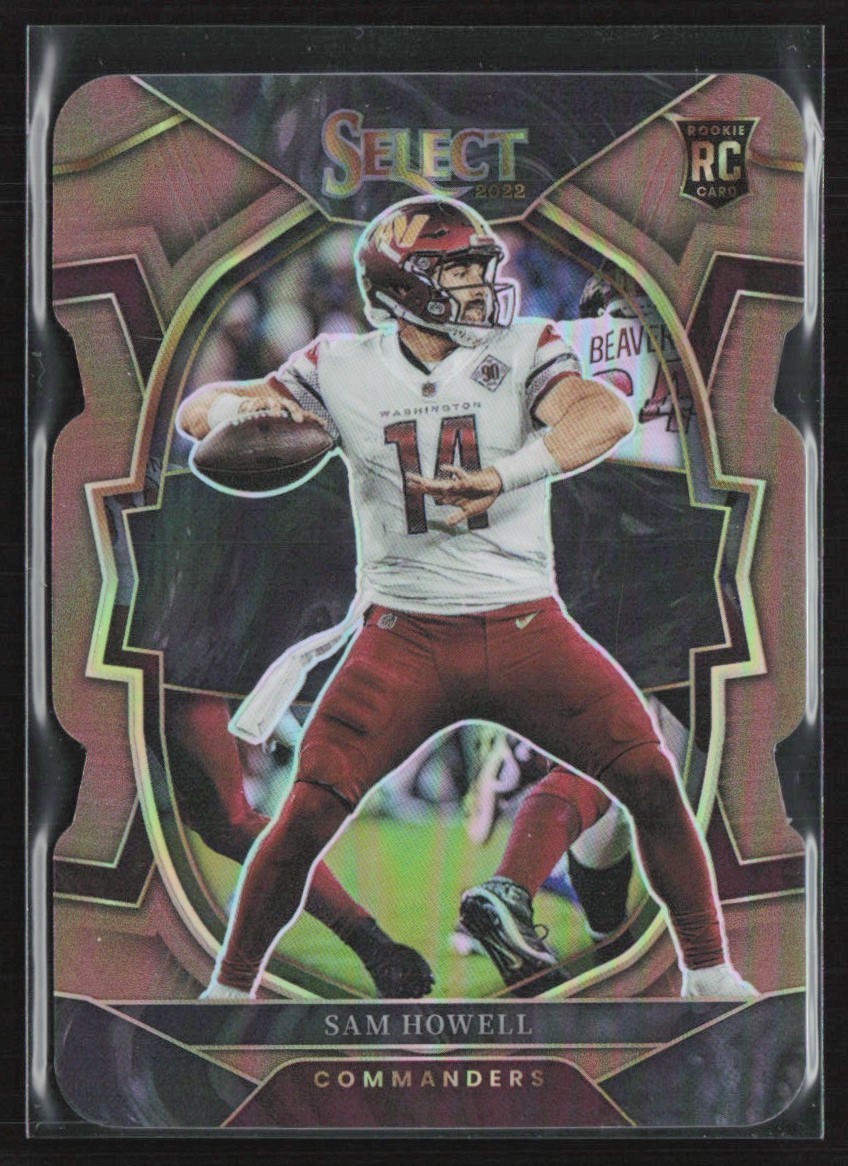 Sam Howell 2022 Panini Select Prizm Concourse Copper Die-Cut RC /149 #76