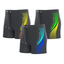 Beach Shorts Men Swimming Trunks Boxer Briefs L-5XL Men Swimwear Nylon