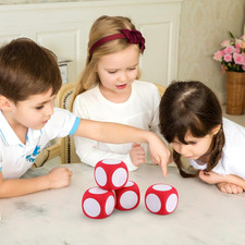 4pcs Giant Foam Dice, Dry Erase Dice Dice Jumbo Dice Big Dice Writable Game D...