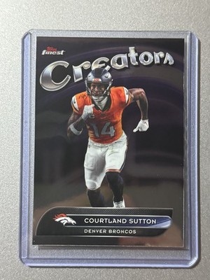 Courtland Sutton Denver Broncos Topps Finest NFL 2025 CREATORS INSERT