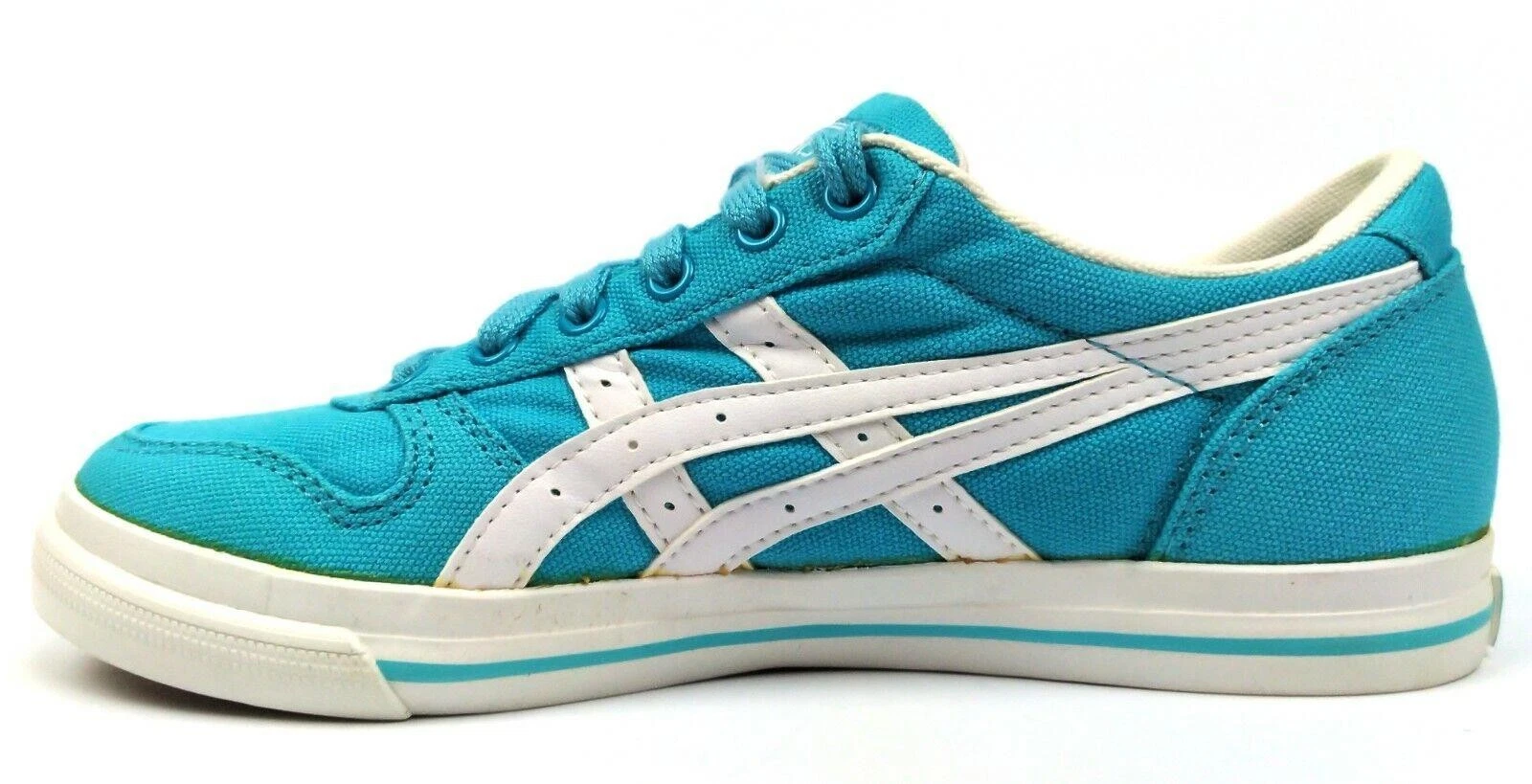 Scarpe da corsa su strada ASICS Alton donna stringate tela turchese bianco taglia 6 nuove