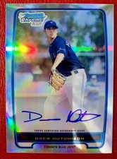 2012 Bowman - Chrome Prospects Autographs Drew Hutchison #BCP103 Refractor /500