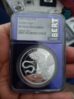 1 oz Silver 2025 Malta S5E Golden Eagle PF70 Ultra Cameo Bert Purple Core
