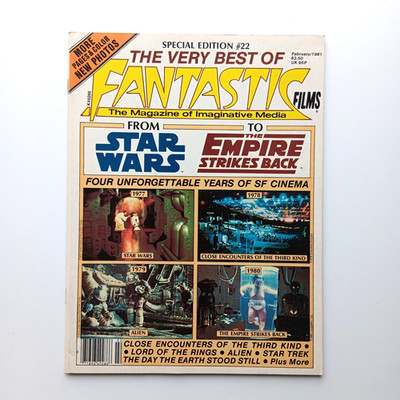 FANTASTIC Films Magazine 22 1981 Star Wars, Alien, Close Entcounters Third Kind