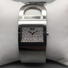 D&G Dolce & Gabbana Forever Womens Watch 26mm Logo Stainless New Battery 7"