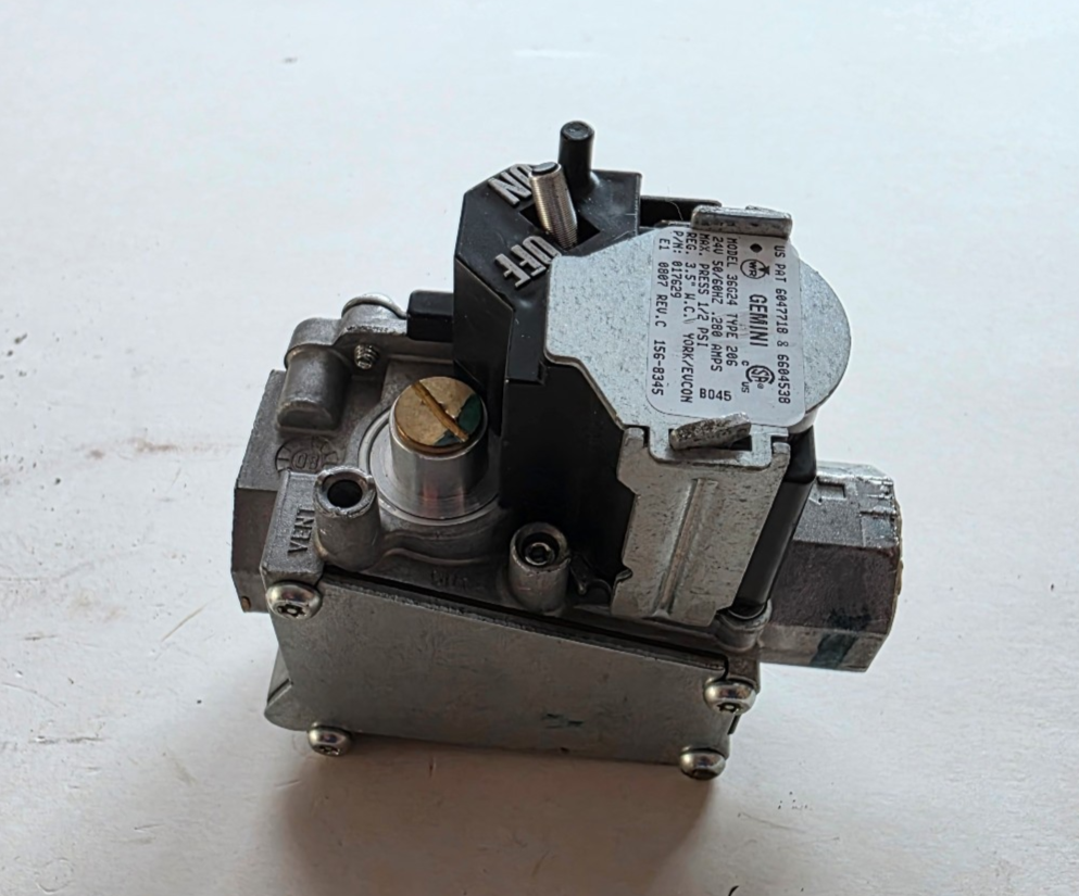 White-Rodgers 36G24-206 Gemini Furnace Gas Valve 017629 | eBay