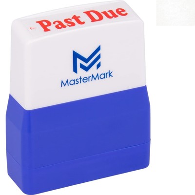 Pre-Inked Office Stamp - 'Past Due' | Re-inkable, Small & Efficient