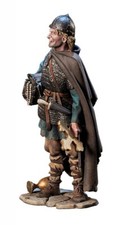 Viking with prey Painted Miniature Tin Toy Soldier Pre-Sale Art Level