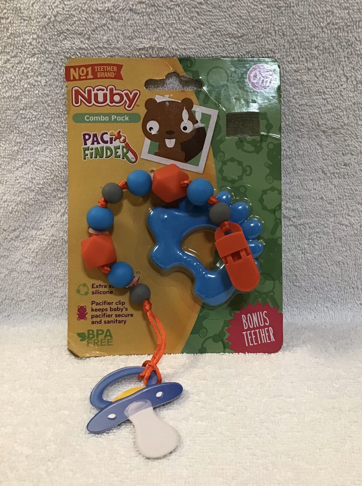 nuby silicone pacifier