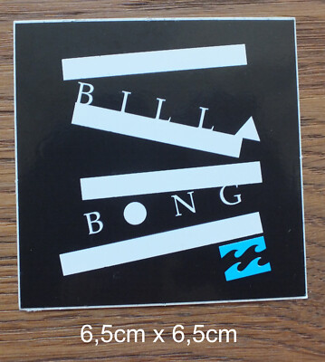 Sticker Decal Billabong Vintage Surf Surfing Windsurf Kiteboarding Big Wave