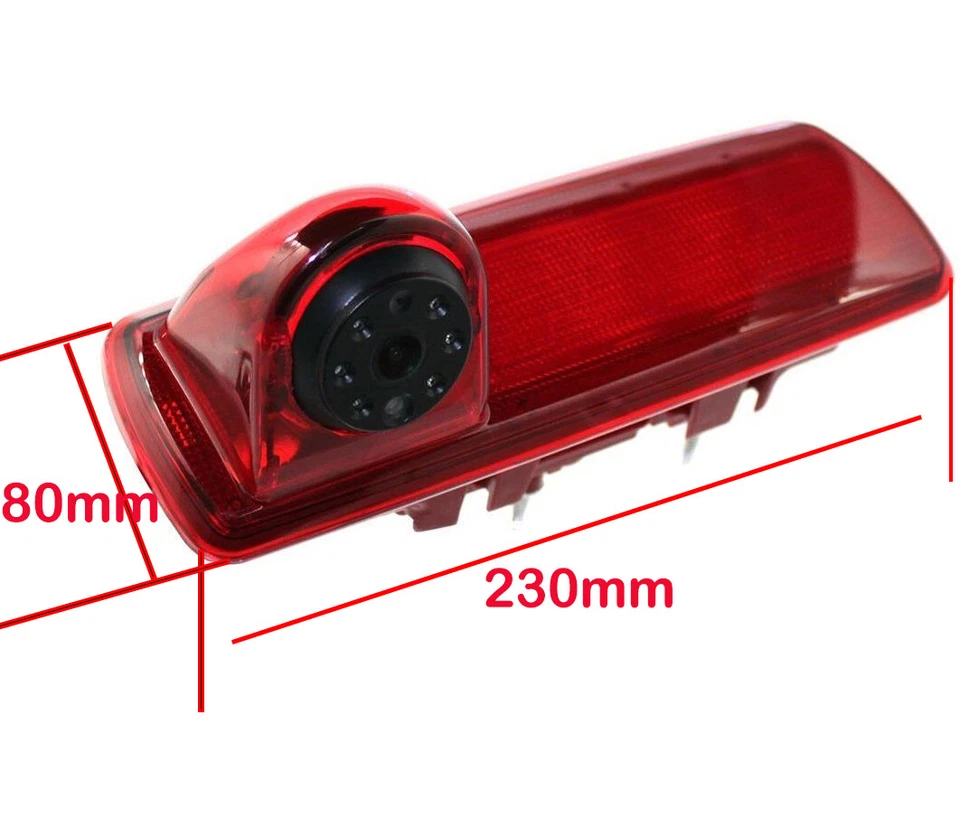 Car Rear View Camera For Opel Vivaro Renault Trafic 2014 Brake Light Reverse CCD - Image 3 of 4