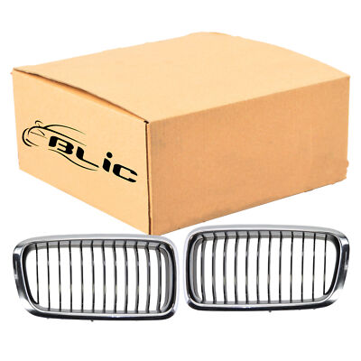 2x BLIC Kühlergrill Gitter für BMW 7 E38 09.98-11.01