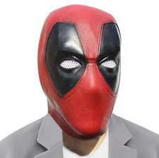 Cosplay High Quality Deadpool Full Face Mask Perspective Breathable Knit Helmet