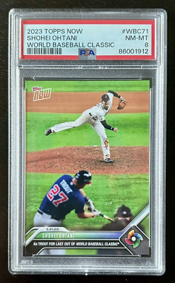 2023 Topps Now World Baseball Classic - Mike Trout, Shohei Ohtani