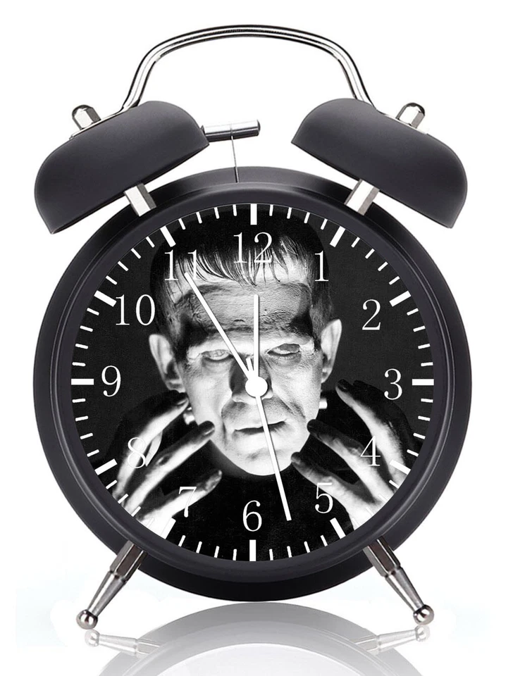 DEKAD Frankenstein Alarm Desk Clock 3.75" Home or Office Decor G19 Nice For Gift