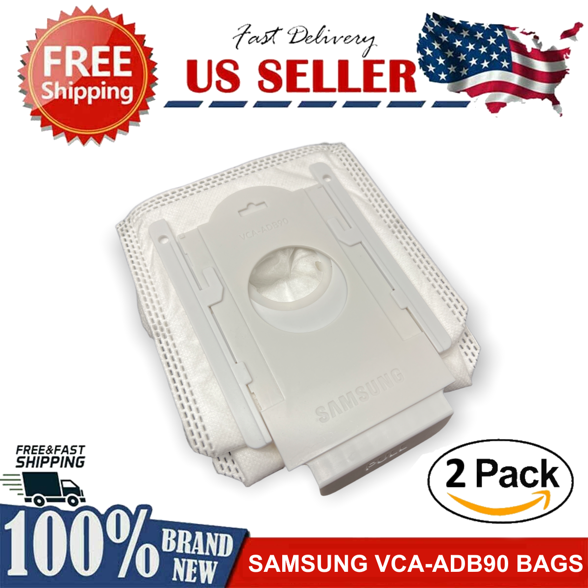 GENUINE SAMSUNG VCAADB90 Jet Clean Station Dust Bag 2 PACK eBay