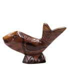Vintage Hand Carved Folk Art Fish Nautical Wooden Decor 8.5” x 5.25” Sculpture