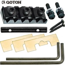 NEW Gotoh GHL-1 Locking Nut - Through neck type - 1-11/16" R4 43mm - BLACK