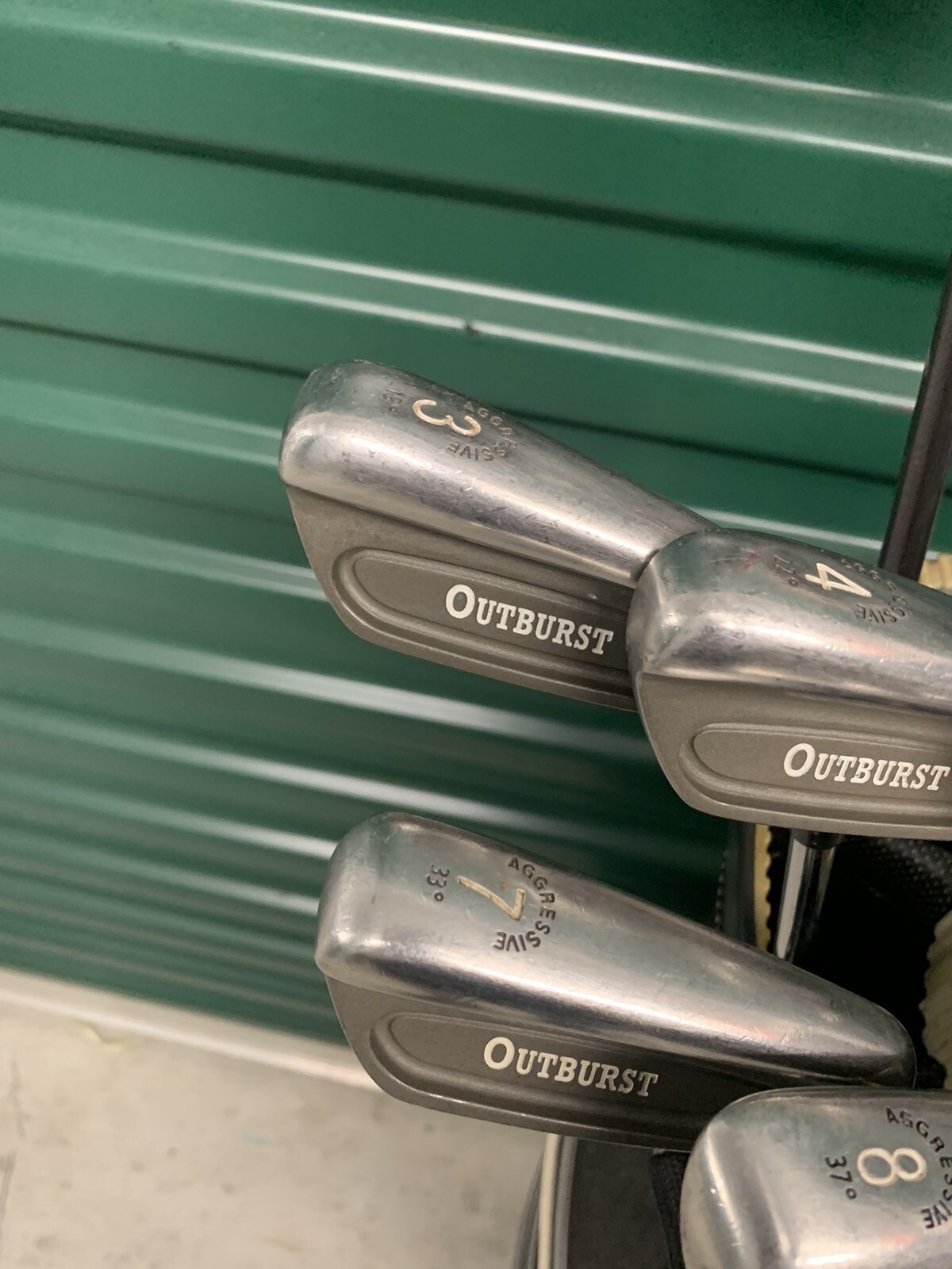 Men's Golf Club Set Used Right Hand 12 Piece Set Taylormade, Wilson