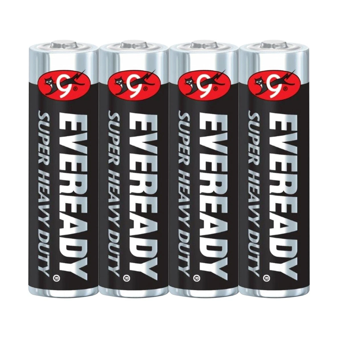 4 Pack New Eveready Heavy Duty AA Carbon Zinc Battery