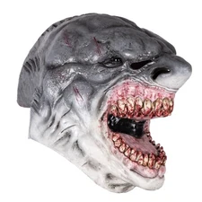Ghoulish Productions White shark Latex Face Mask Horror Halloween Cosplay