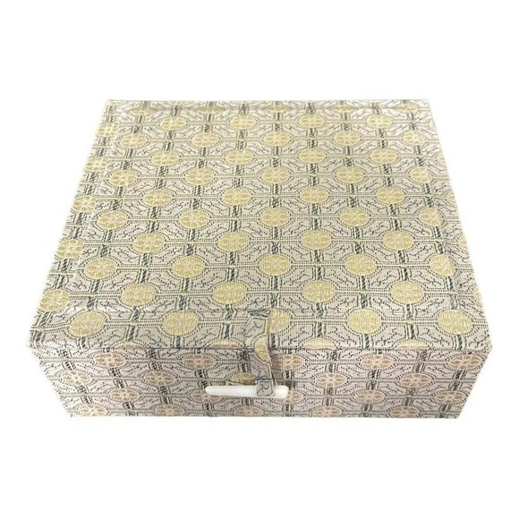 Tinta roja porcelana china vintage en caja sin sello Foto 4 de 4