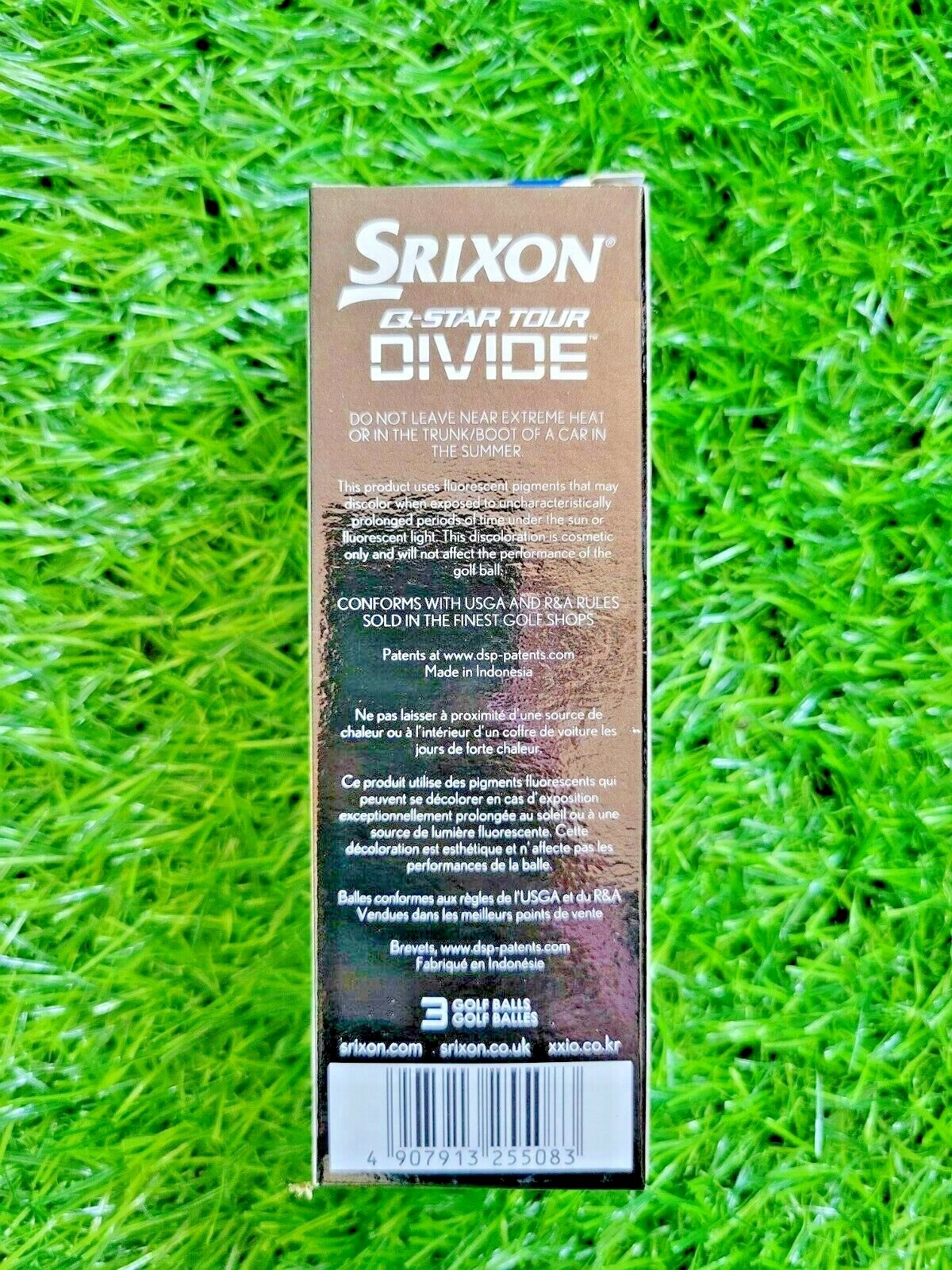 Srixon QSTAR TOUR DIVIDE Half Yellow / Red NEW Sleeve 3 Matte Golf