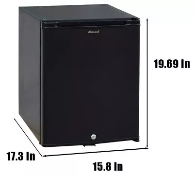 SMAD Mini Refrigerator AC110 DC 12V Fridge 1.0 cu ft Absorption Cooling for Truck RV