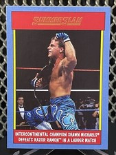2017  WWE Topps Heritage Shawn Michaels Wrestling Card Summer Slam #14 WWF DX