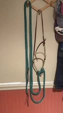 Bosal and reins hackamore 