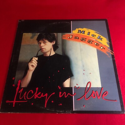 Mick Jagger   Lucky In Love (Dance Mix) Japan PROMO 12'' Single Vinyl 12AP 3043
