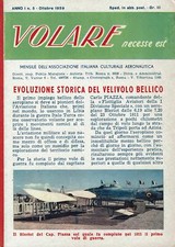 P1 Rivista Volare necesse est Anno 1 n. 5 Ott 1959 Bleriot, Carlo Piazza