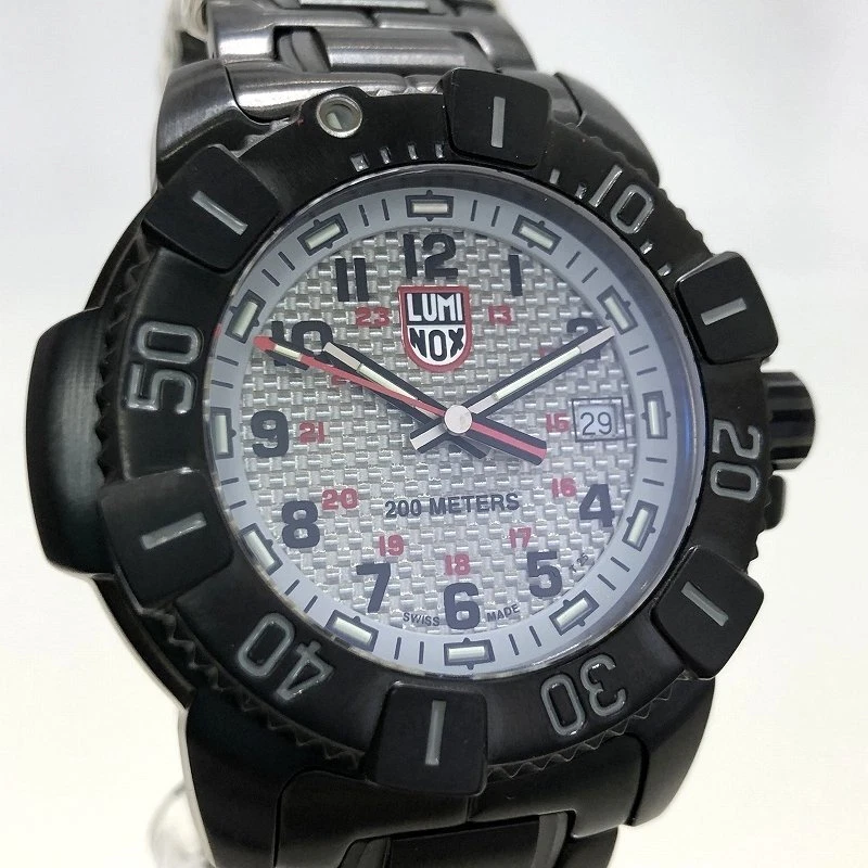 LUMINOX Navy Seal 6300 Series 20th Anniv Limited 6310 Watch Black Carbon Quartz