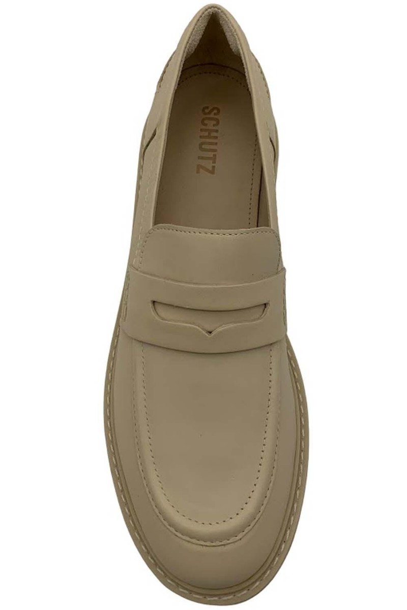 Schutz Leather Lug Loafers Christie Weekend Eggshell | eBay display picture 3