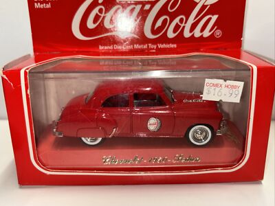 1/43 SOLIDO COCA COLA CHEVROLET 1950 SEDAN RED #9600 New OLD STOCK