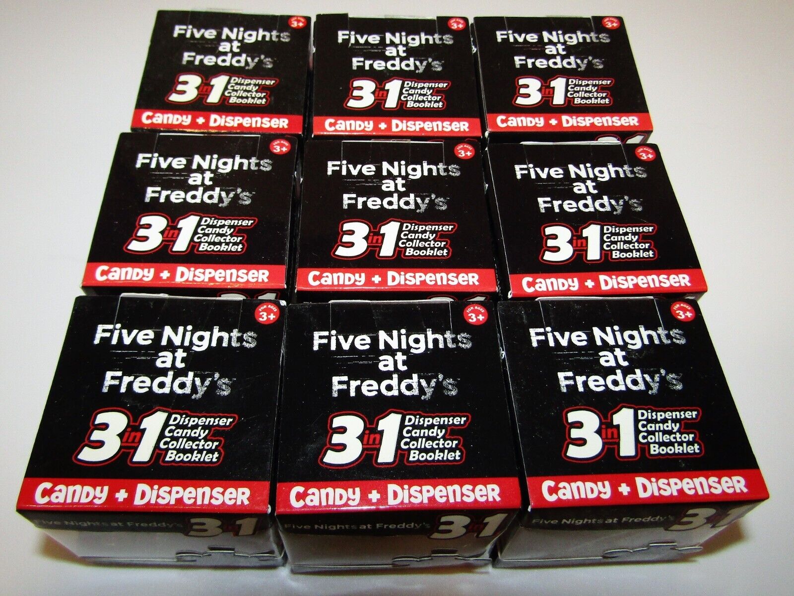 RADZ CUBEZ FIVE NIGHTS AT FREDDY'S (3 IN 1) SINGLE PACK SET OF (9