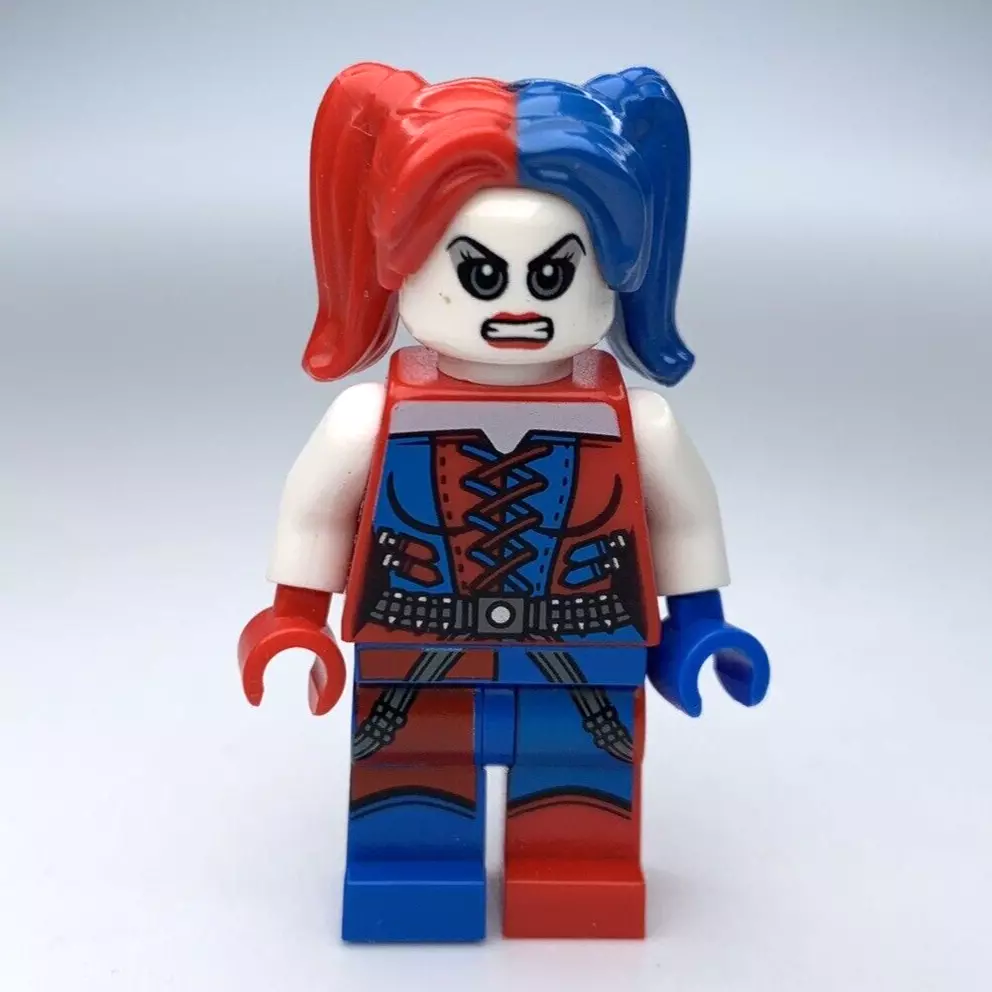 Lego harley quinn minifigure deals