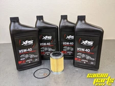 Can Am Maverick X3 Rotax 900 Ace Engine Oil Change Kit 5W-40 4T Synthetic