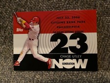 2007 Topps Generation Now Insert #GN73 Phillies Chase Utley Baseball Card