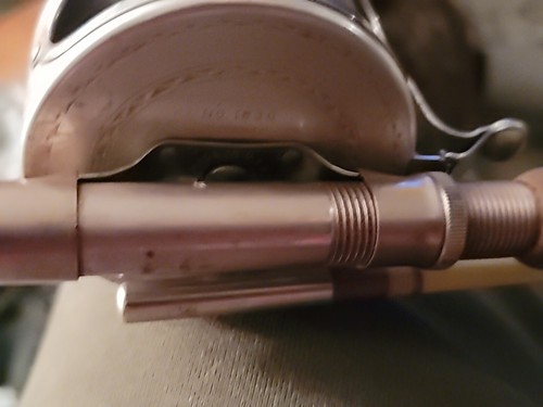 Vintage Shakespeare Silent 1836 Model FC Tru-Art Automatic Fly Fishing Polereel - Picture 5 of 11