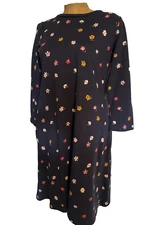 Joules Dress Spring Flowers NWT size 6 US Navy blue NWT