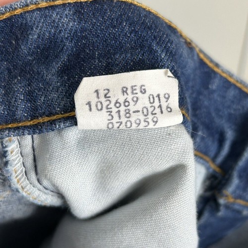 Vintage 1970s Levi’s Dark Wash Jeans Orange Tab Boys 24x25 - Picture 9 of 9