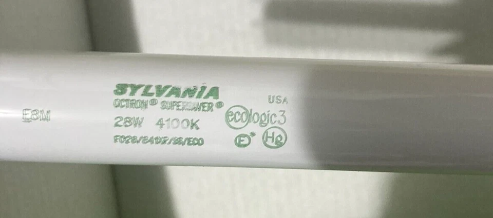 Lote de 30 Lámpara Fluorescente Lineal SYLVANIA FO28/841/XP/SS/Eco 3 22179 T8 Octron Foto 2 de 3