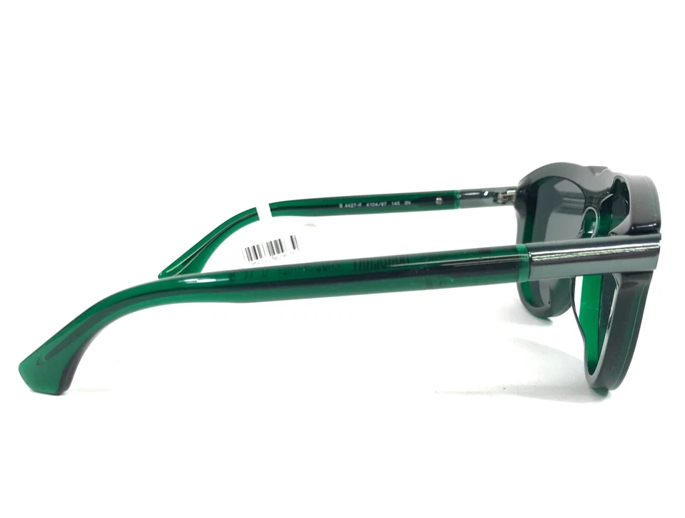 Gafas de sol Burberry B4427-F 4104/87 verde montura irregular con lentes gris oscuro Foto 4 de 4