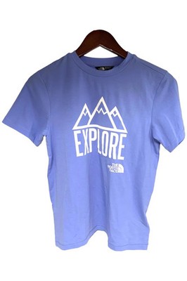 The North Face Kid's Boy Adventure Short Sleeve Tee Virtual Blue