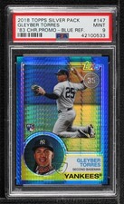 2018 Topps Silver Pack 1983 Design Chrome Blue Gleyber Torres PSA 9 MINT 0yj6