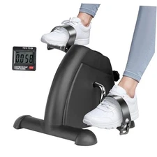  Pedal Exercise Bike, Under Desk Bike Pedal Exerciser, Portable Mini Exercise 